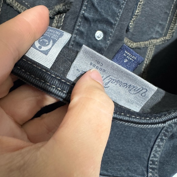 Universal Thread NWT Dark Wash Denim Jean Overall Halter‎ Neck Dress Size 4 - Picture 6 of 7